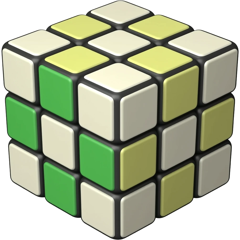 Rubik's cube emoji
