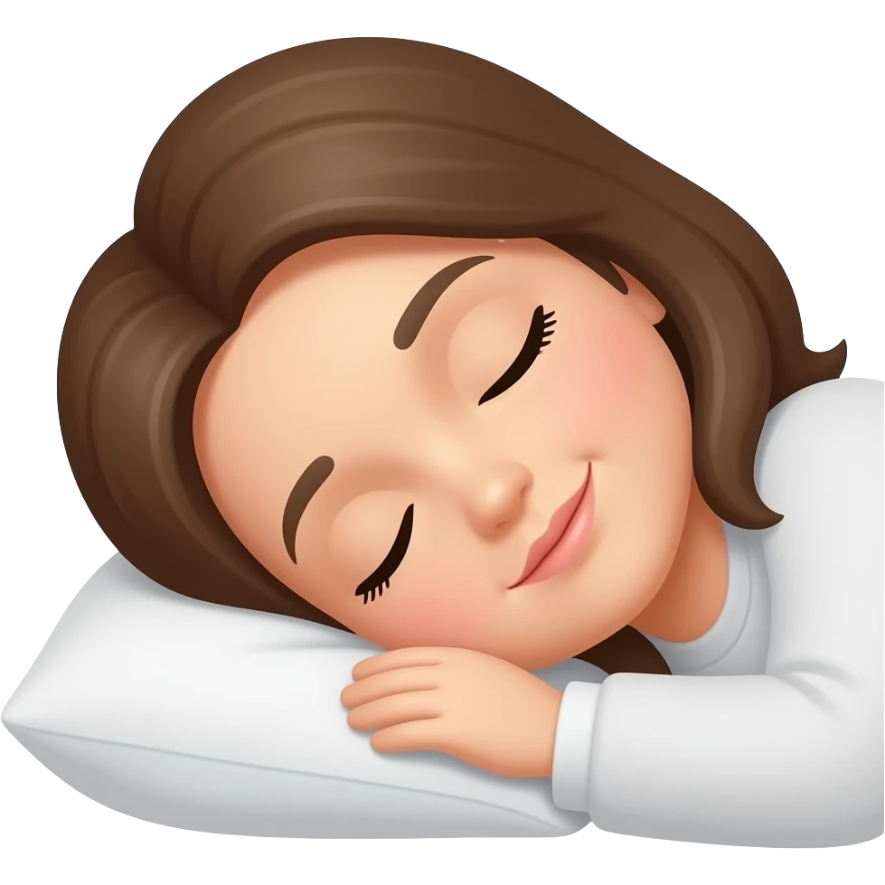 Mom sleeping emoji