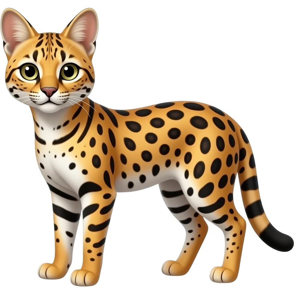 serval flat color google style emoji