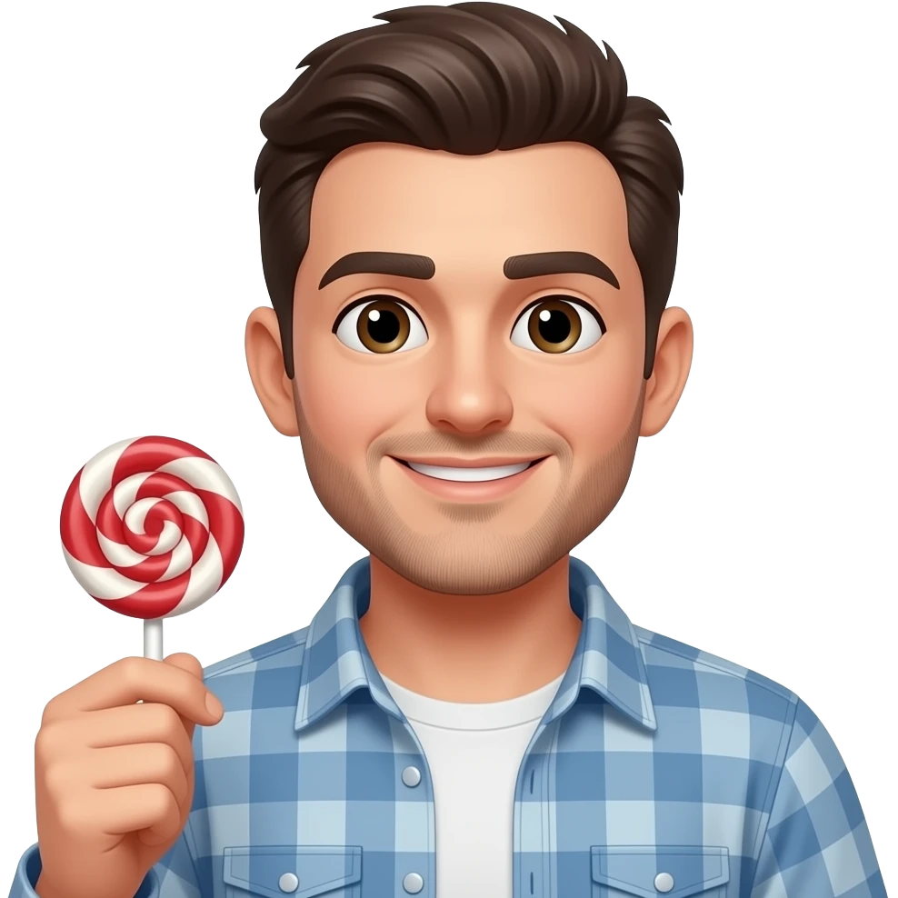 man with Candie closeup emoji