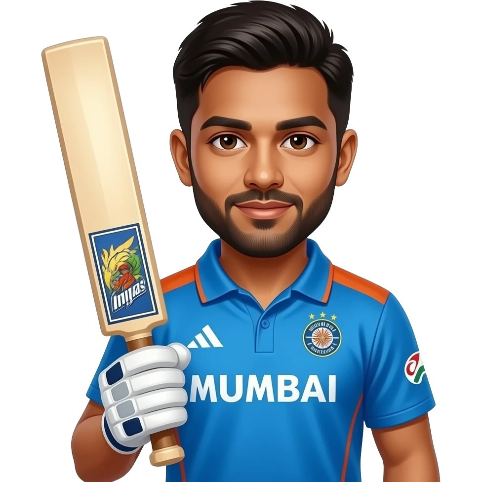 Rohit Sharma in Mumbai indians emoji