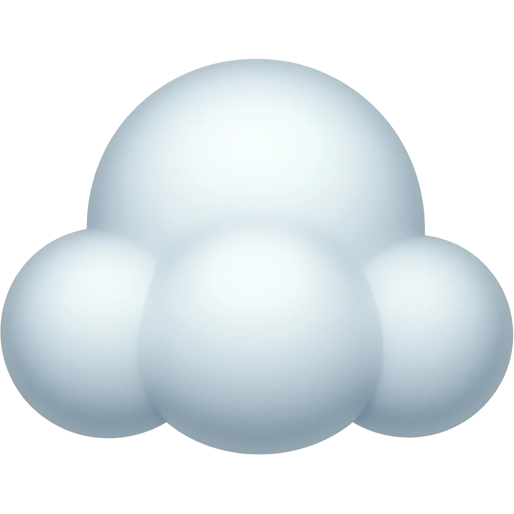 a cloud emoji