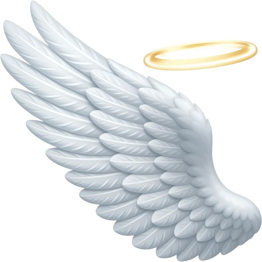 Aile droite d’un ange emoji