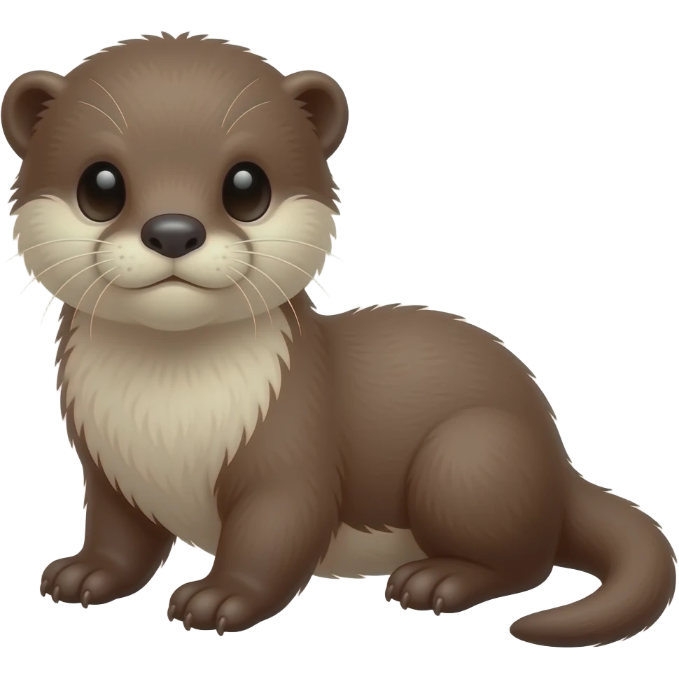Baby otter emoji