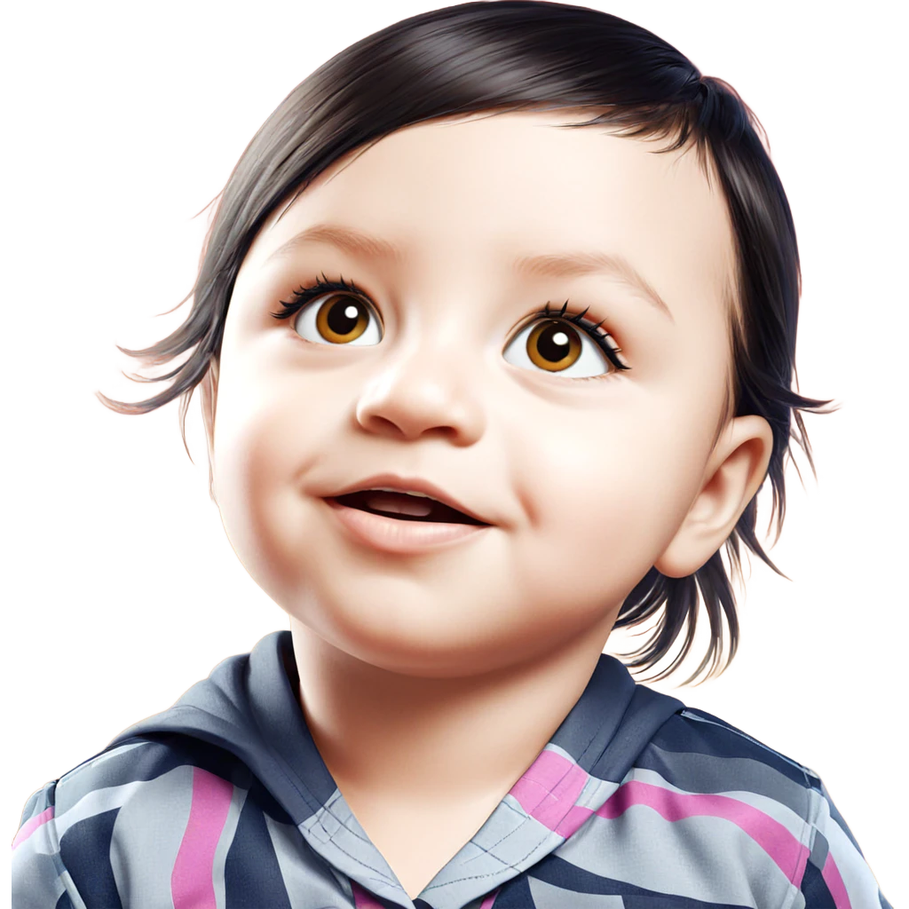 realistic portrait of girl emoji