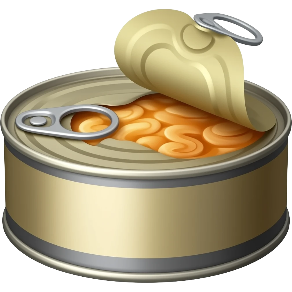 crea un emoji de lata de atun emoji
