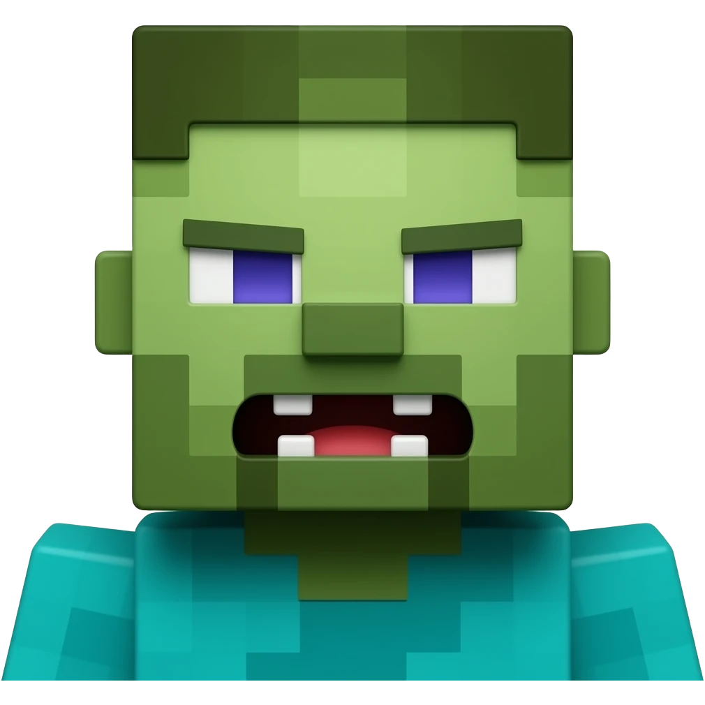minecraft zombie emoji