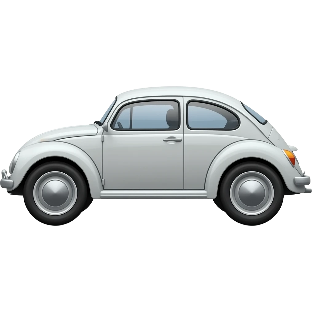 Volkswagen bug full side view emoji