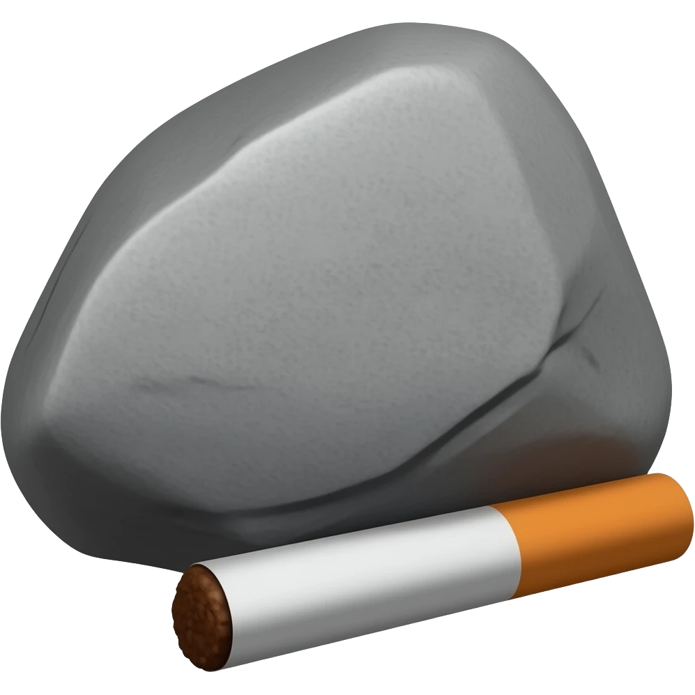 🚬🪨 emoji