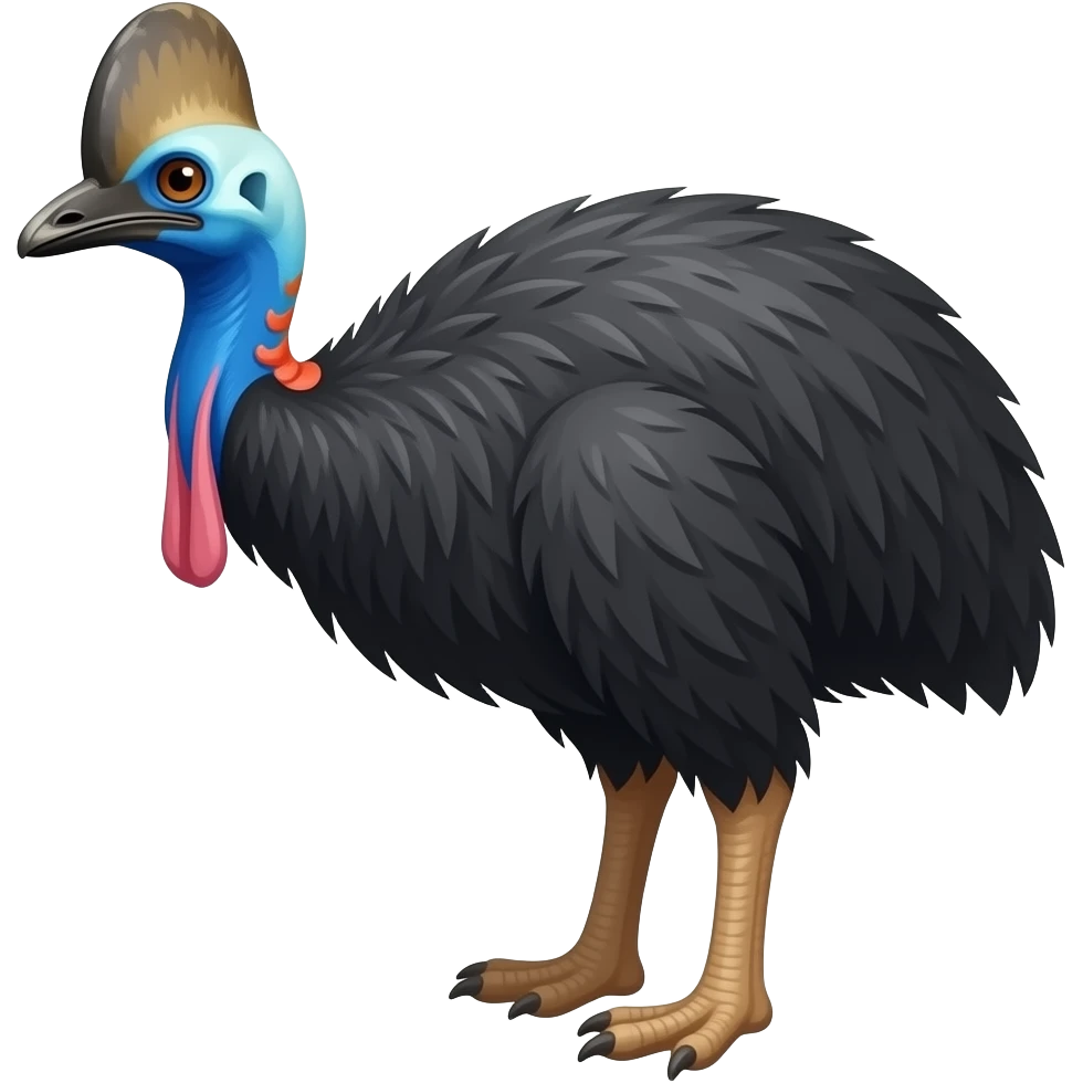 Cassowary emoji