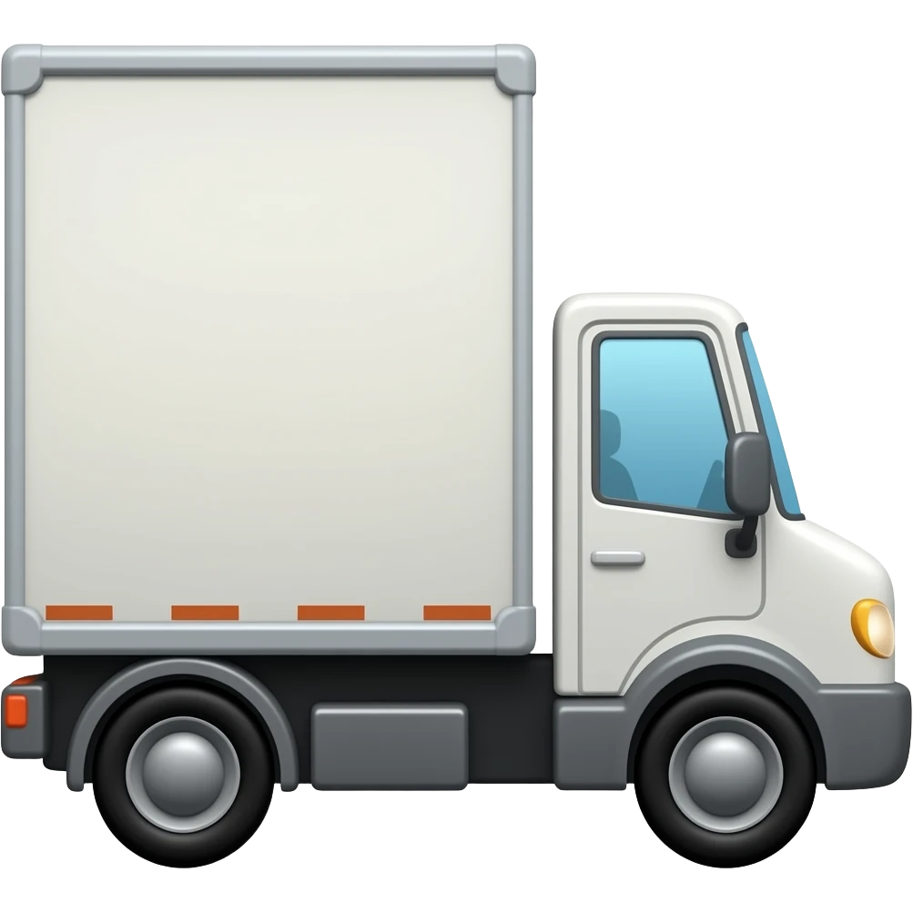 emoji delivery truck emoji