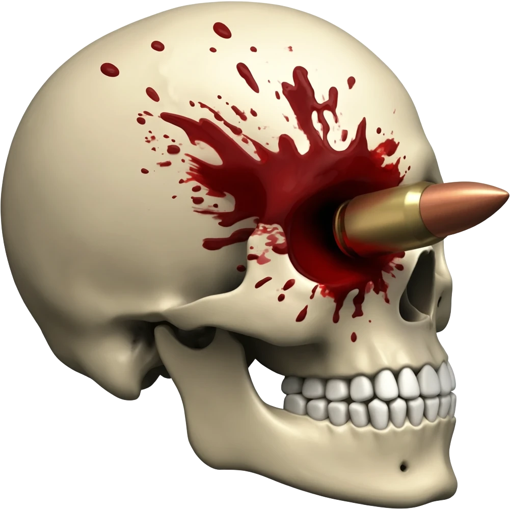 Tirer une balle dans la tête emoji