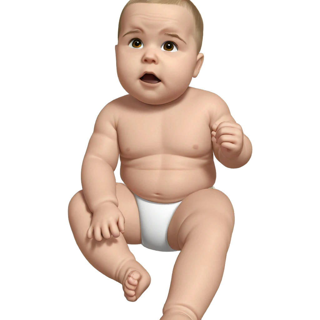 thoughtful boy sitting calmly emoji