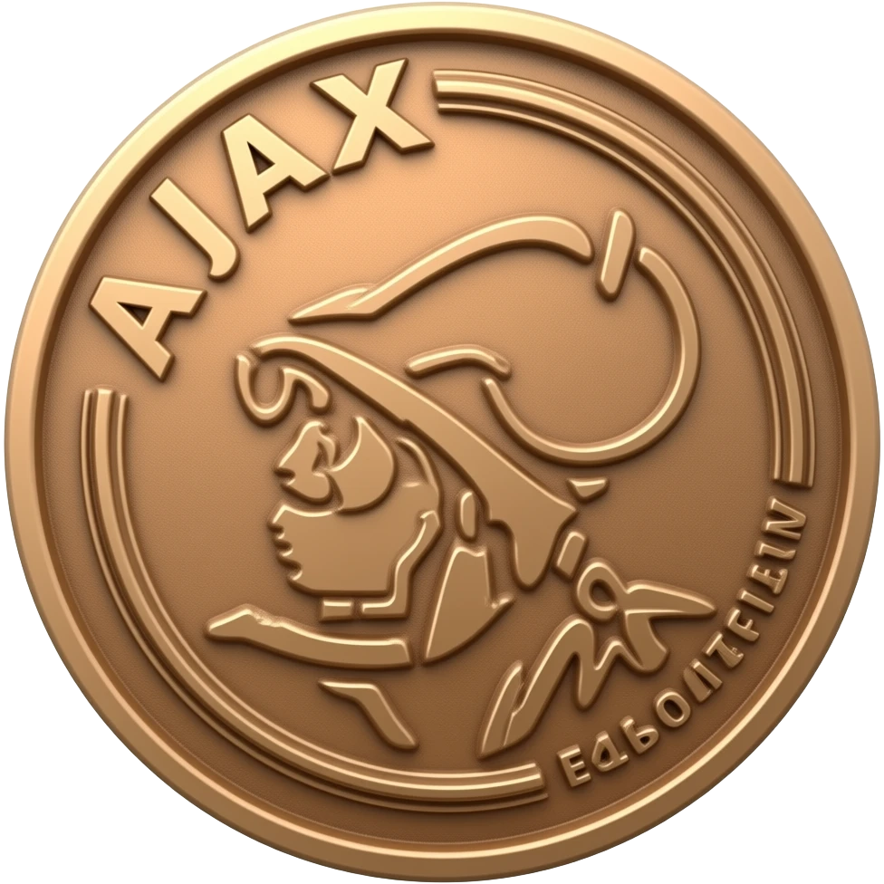faça uma medalha de bronze realista com o “AJAX” inspirado na grécia antiga emoji