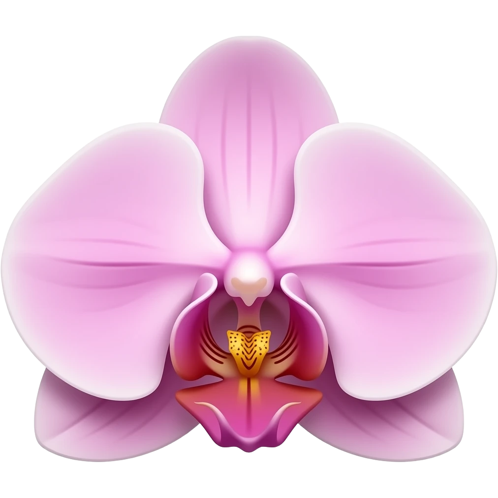 orchidée emoji