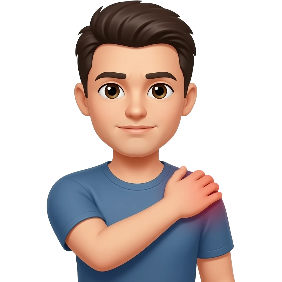 Shoulder pain emoji