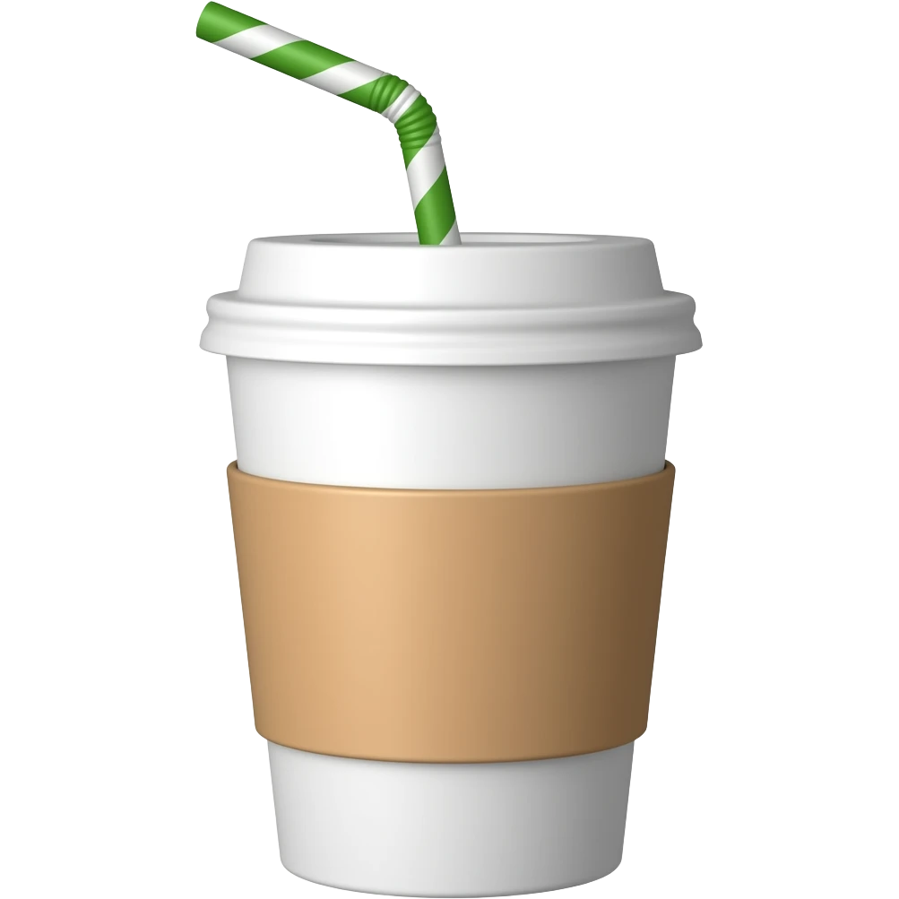 Cup with Straw emoji