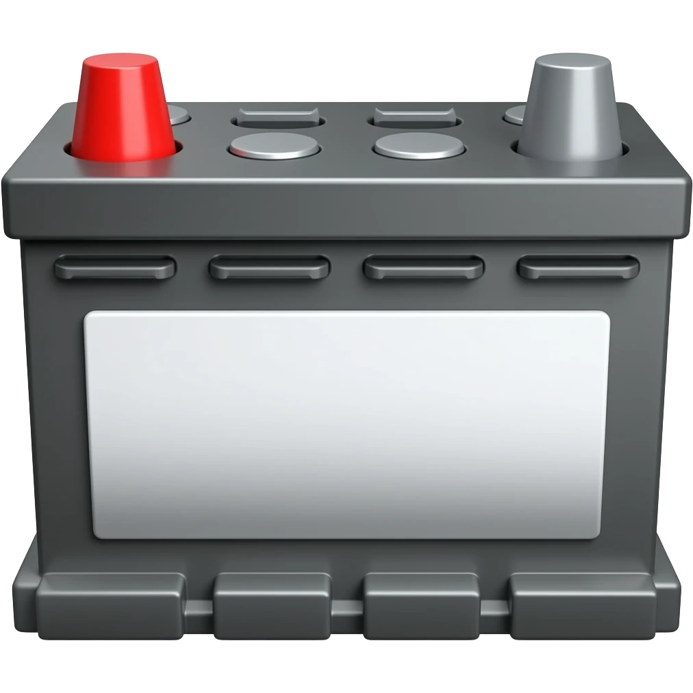 car battery emoji