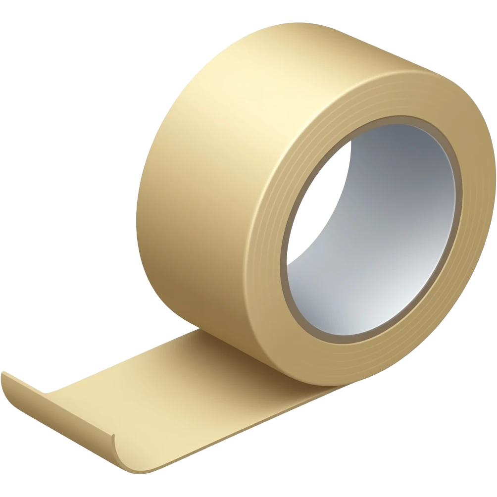 Roll of tape un raveling emoji