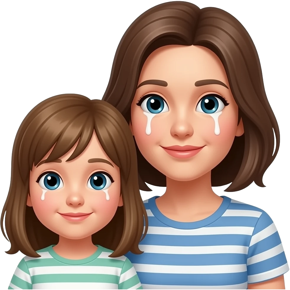 Mother and daughter, mothers face dripping with cum' emoji