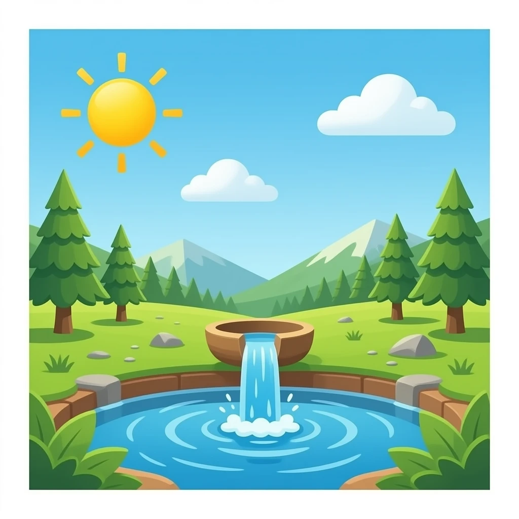 Manantial de agua emoji