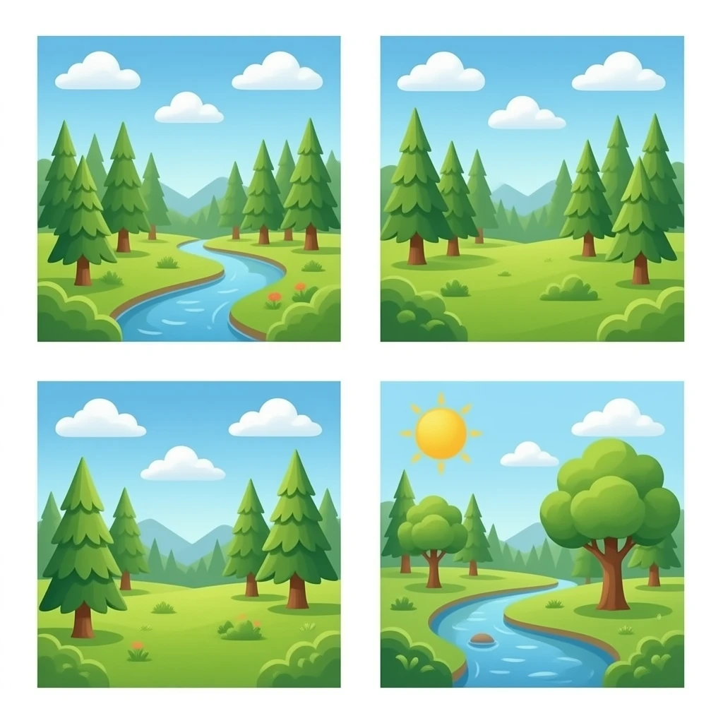 Spring summer autumn winter emoji