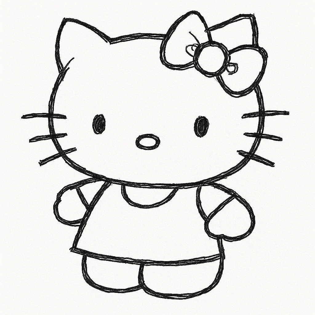 Hello kitty emoji