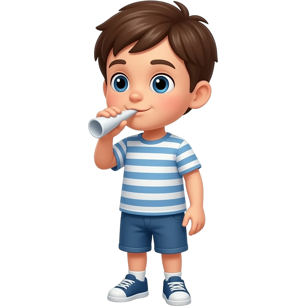 child whistling emoji