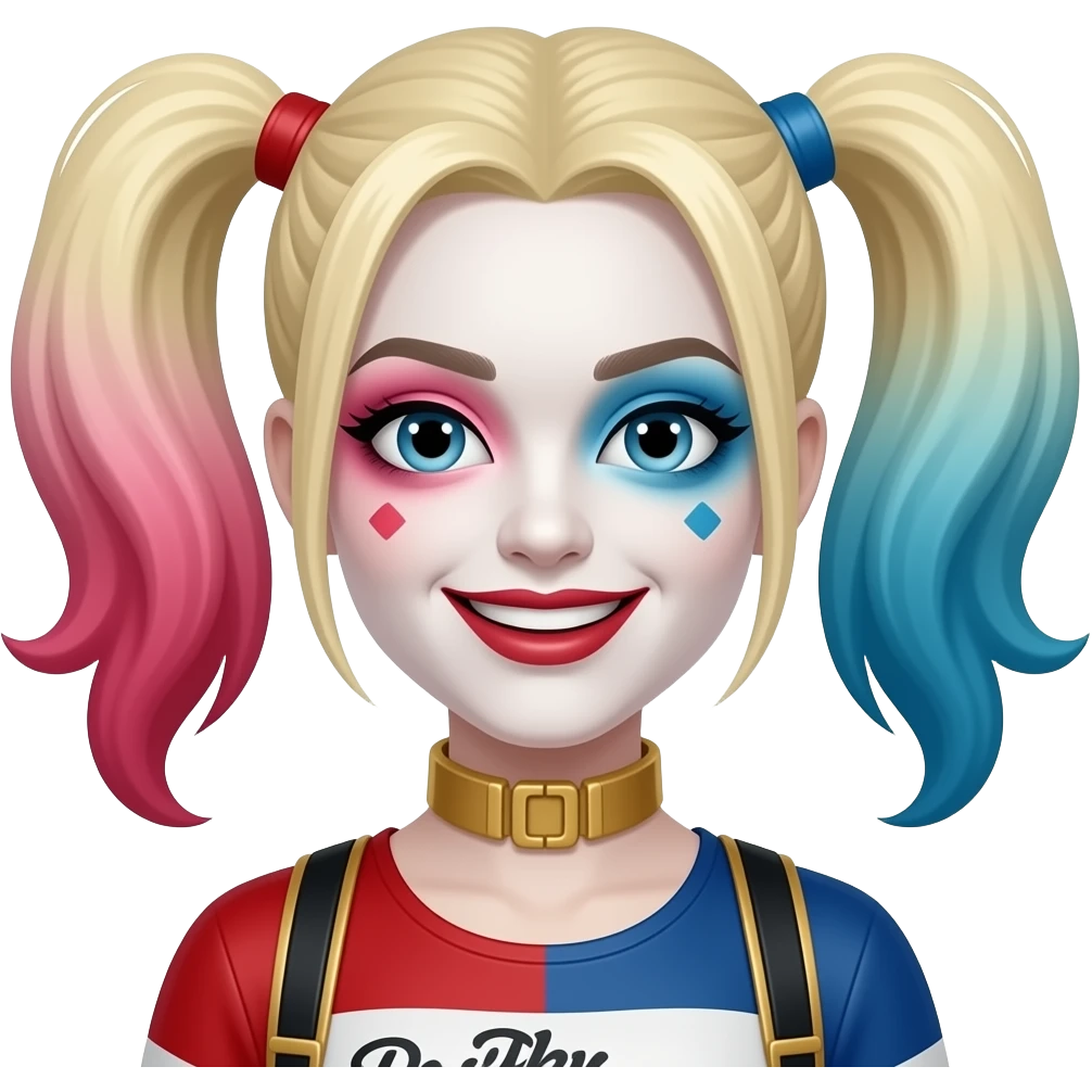 harley quinn hulliendo emoji