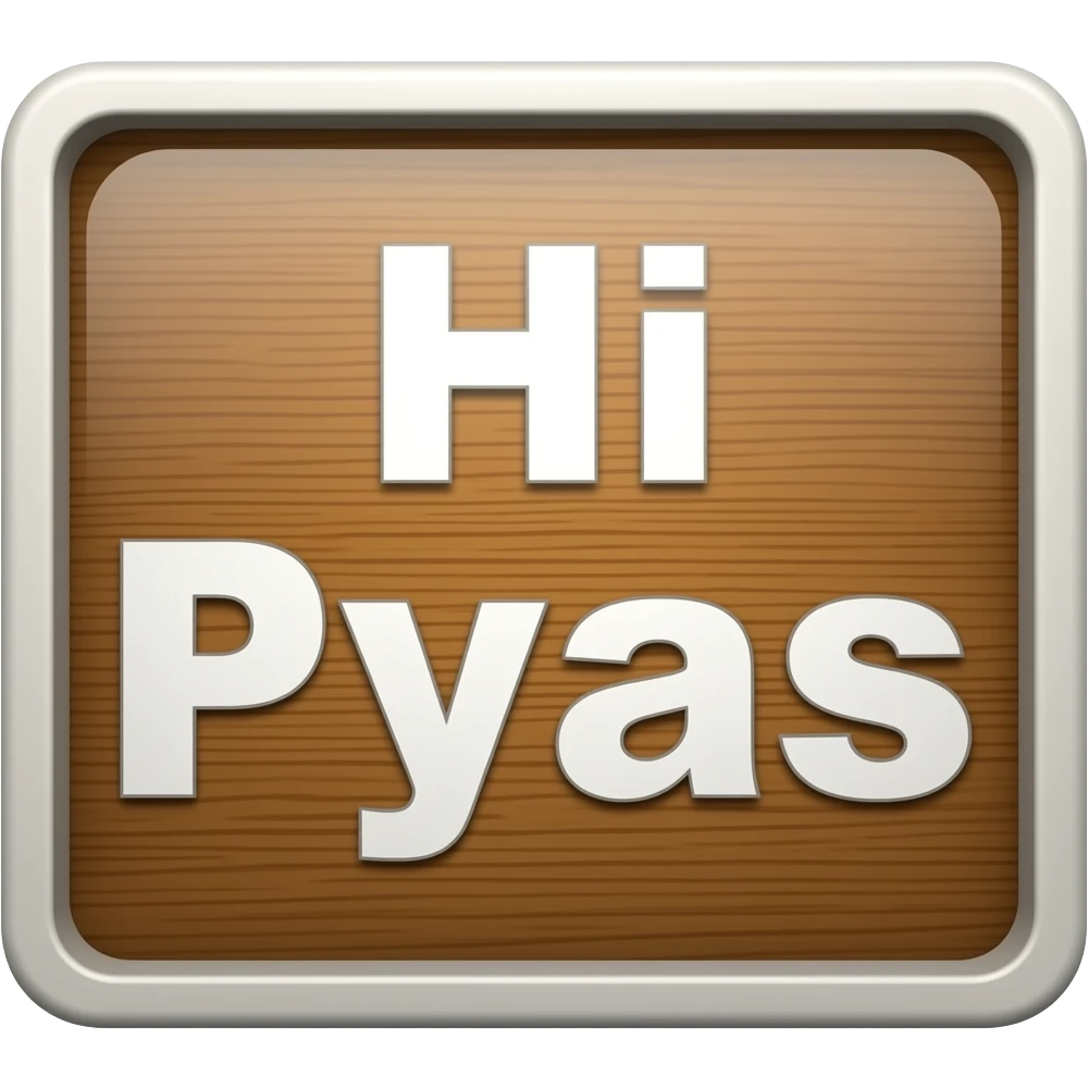 Hi Pyas sign emoji