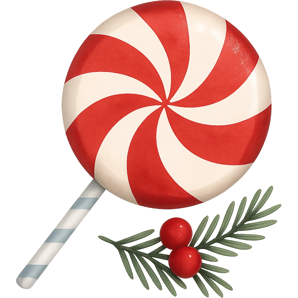 winter candy, remove background emoji