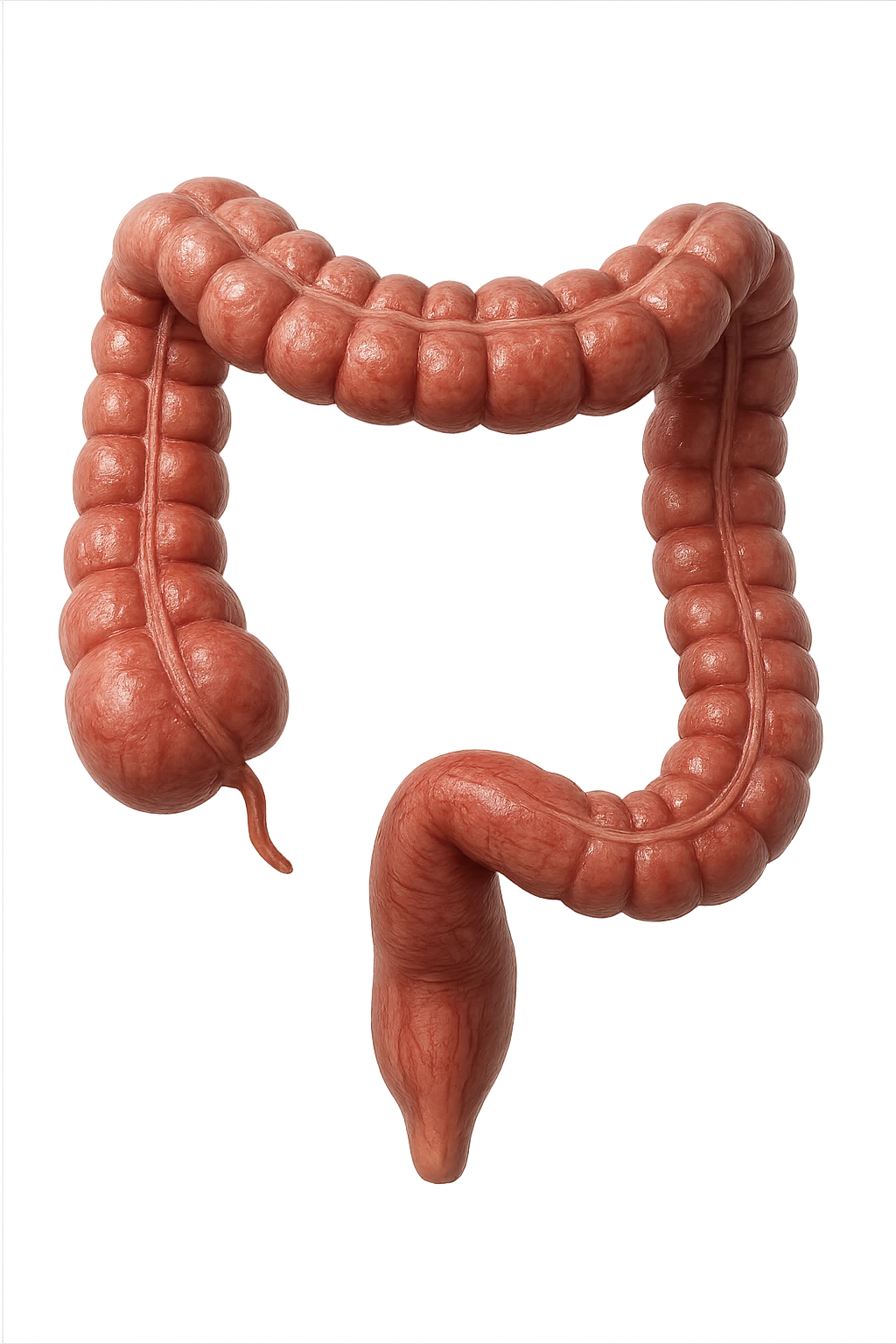 intestino umano, iperrealistico 4k emoji