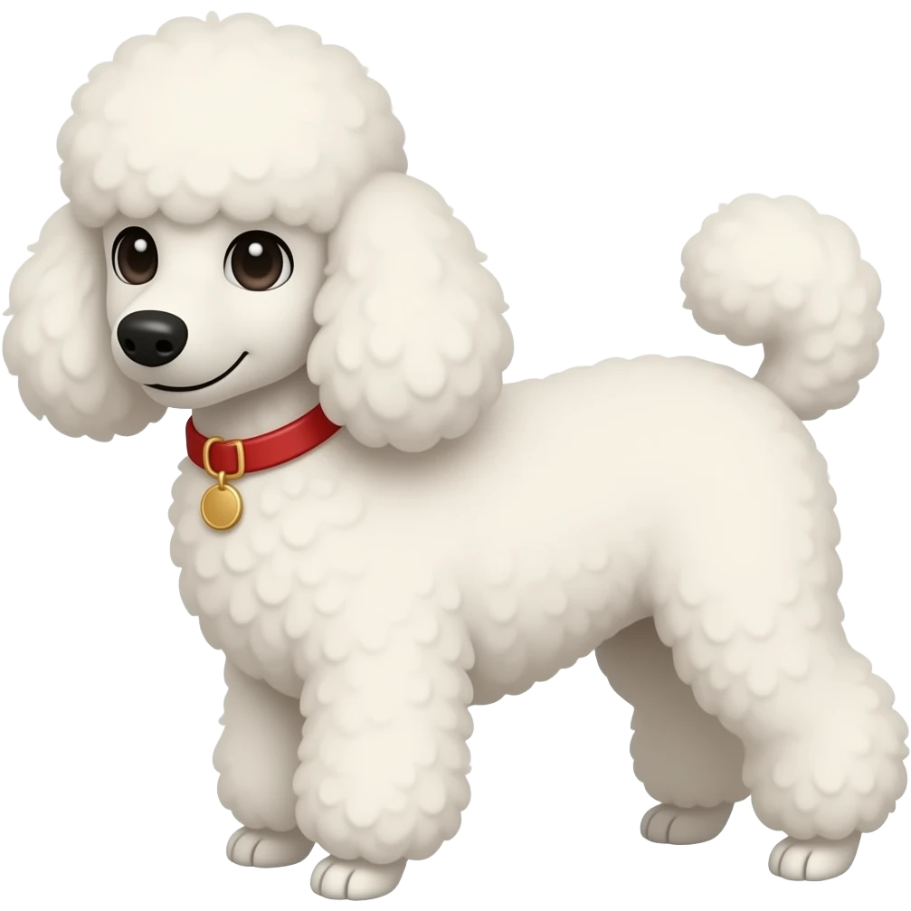 Poodle emoji