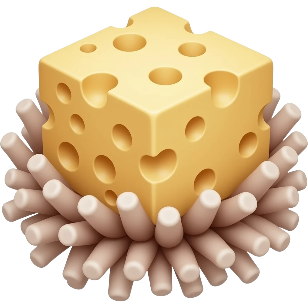 Anemones blocks some cheese emoji