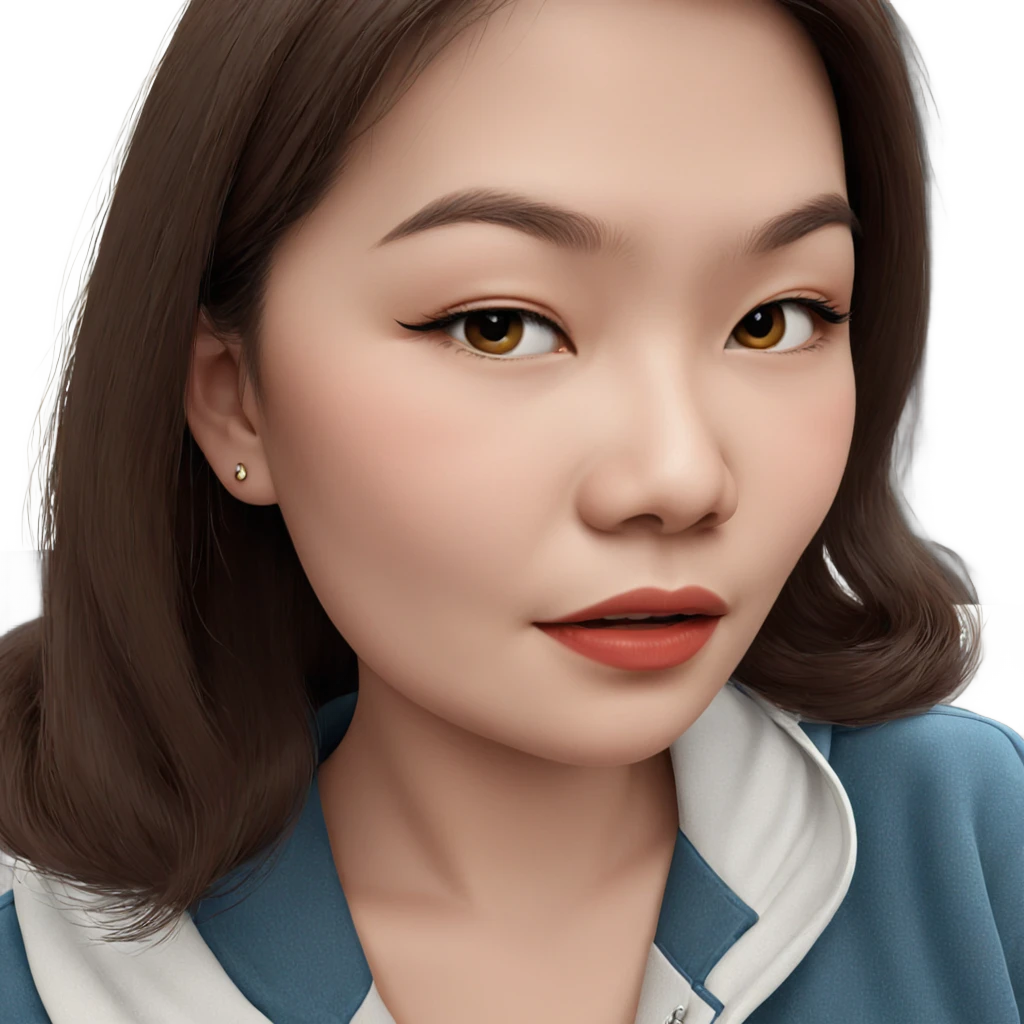 realistic portrait of girl emoji
