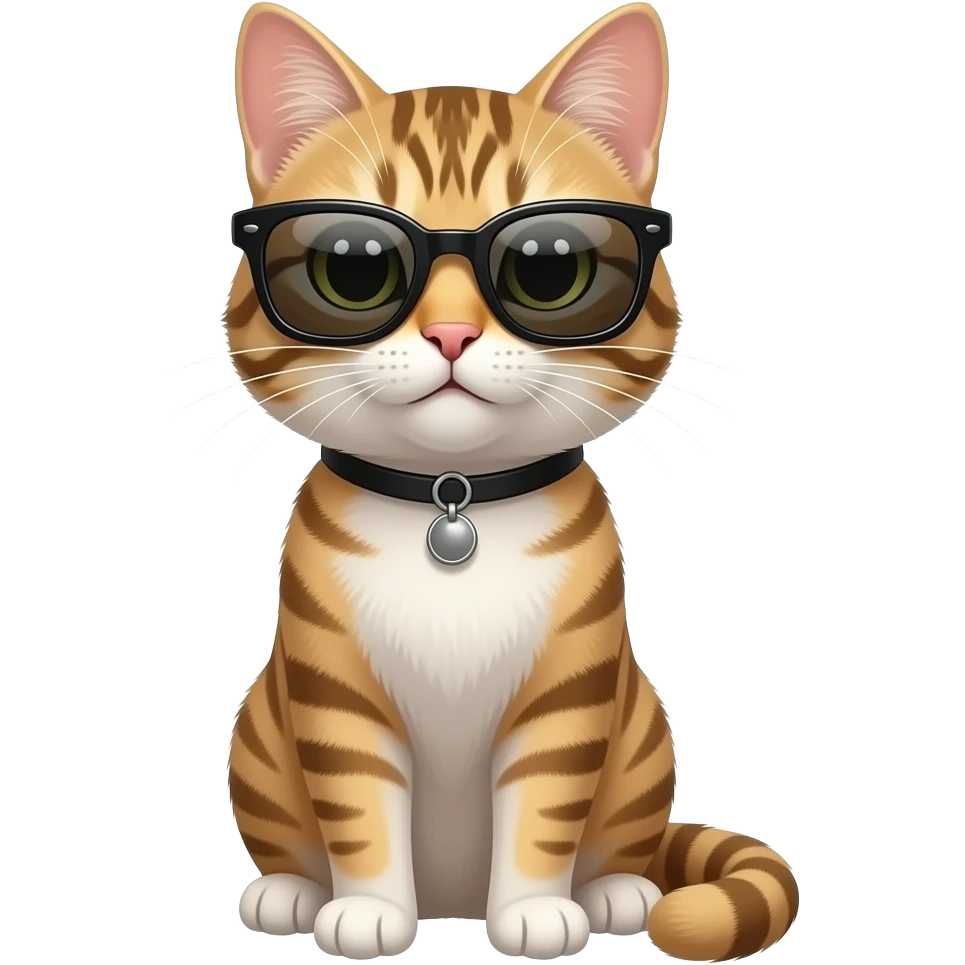 Cat wearing sunglasses emoji