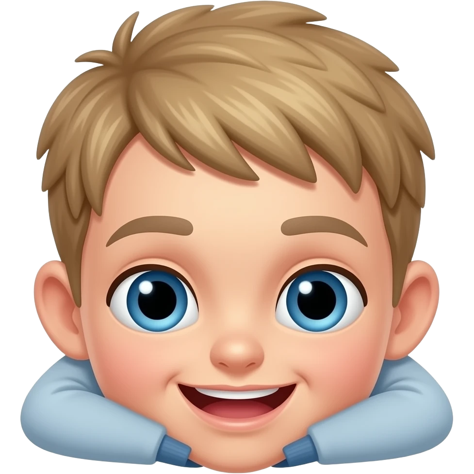 Kid boy opens deeply ass and looking to butt hole emoji