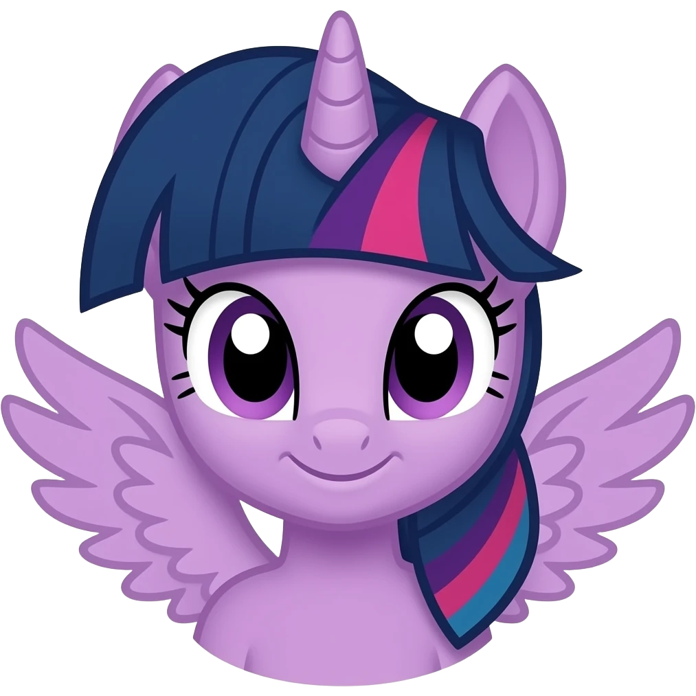 Twilight Sparkle and Thomas  The Tank Engine emoji