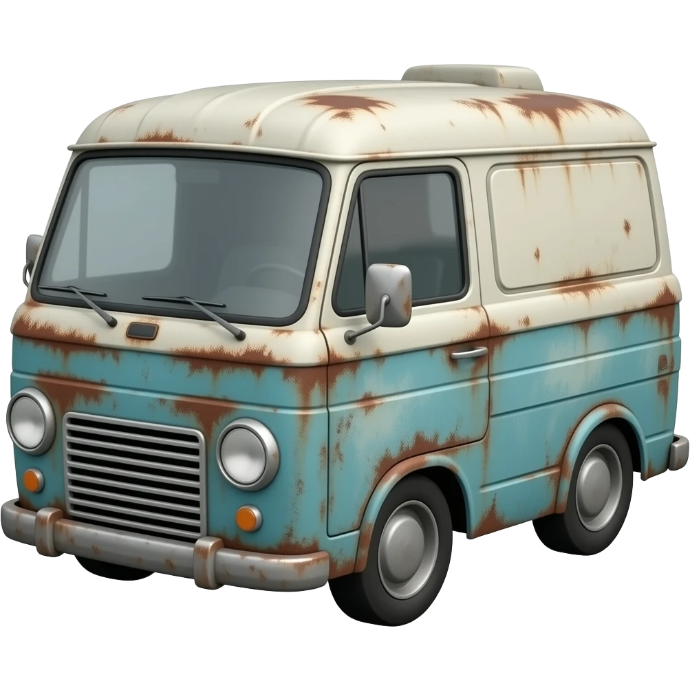 old cube van emoji