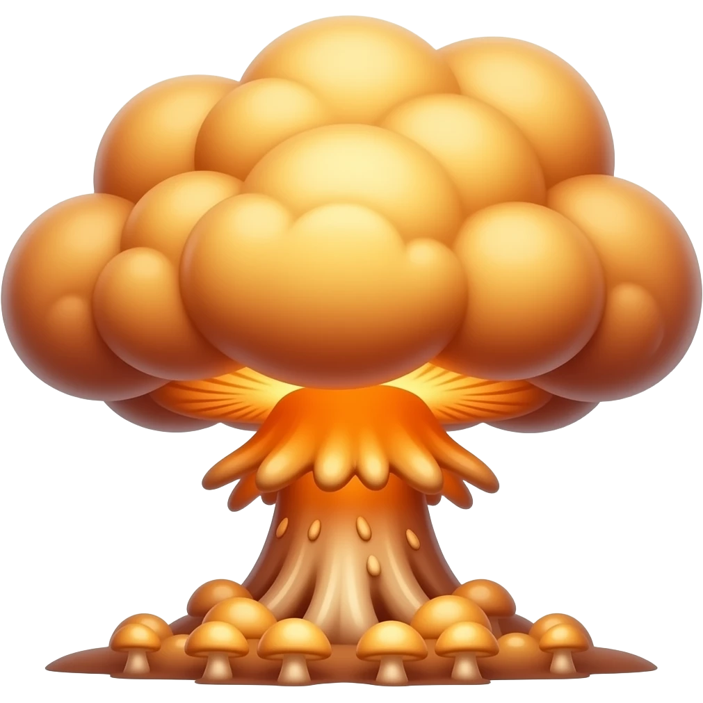 Mushroom cloud emoji