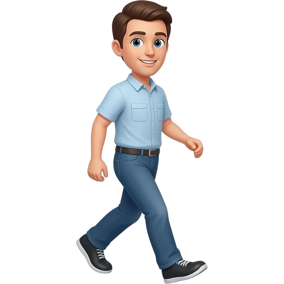 Walking man emoji emoji