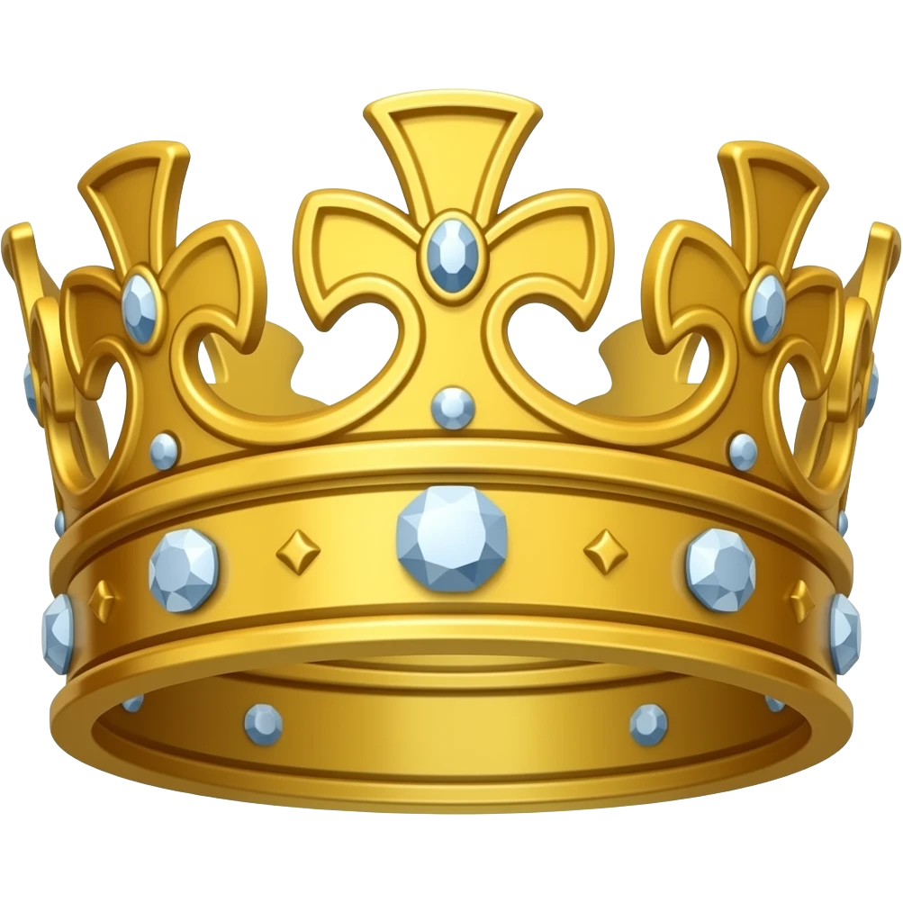 Corona laureada imperial de oro y diamantes estilo dios Emperador de Warhammer 40k emoji