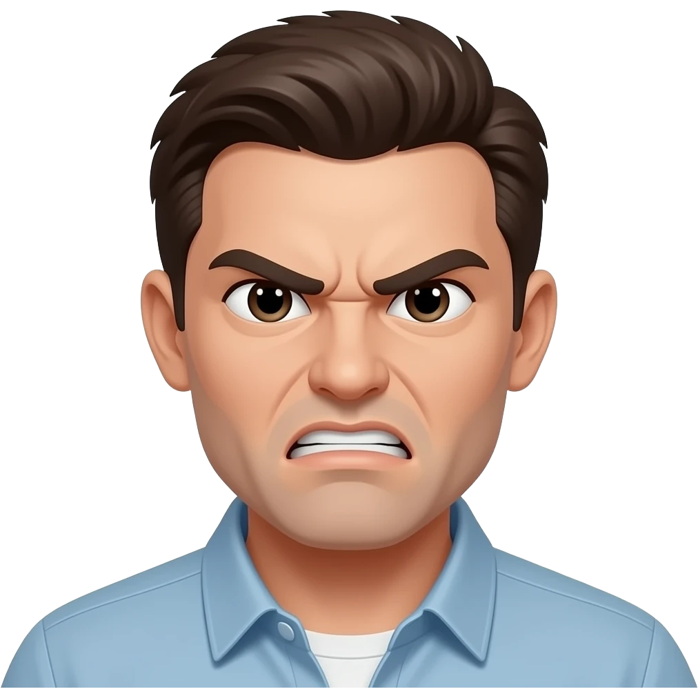 Angry with someone emoji