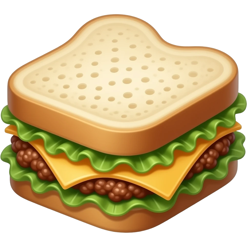 mince and cheese on sandwich emoji