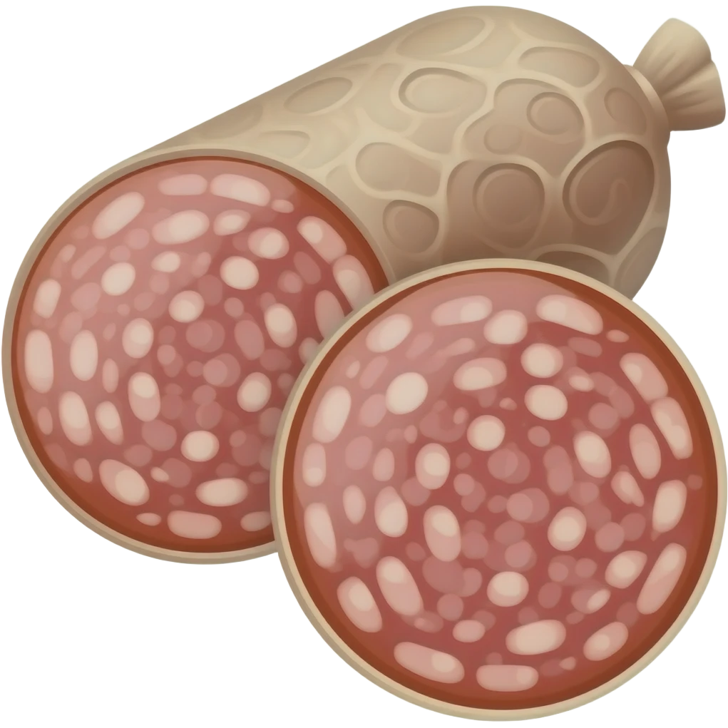 tranches de saucisson emoji