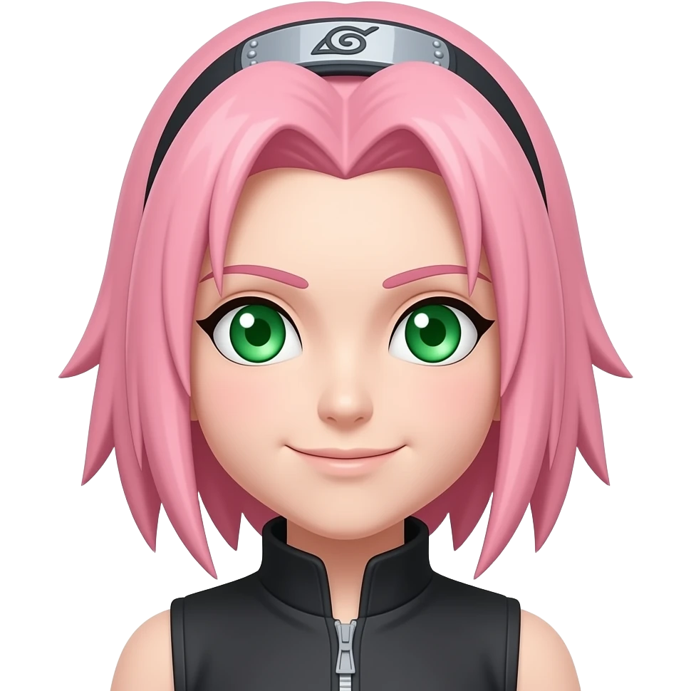 Sakura haruno green eyes emoji