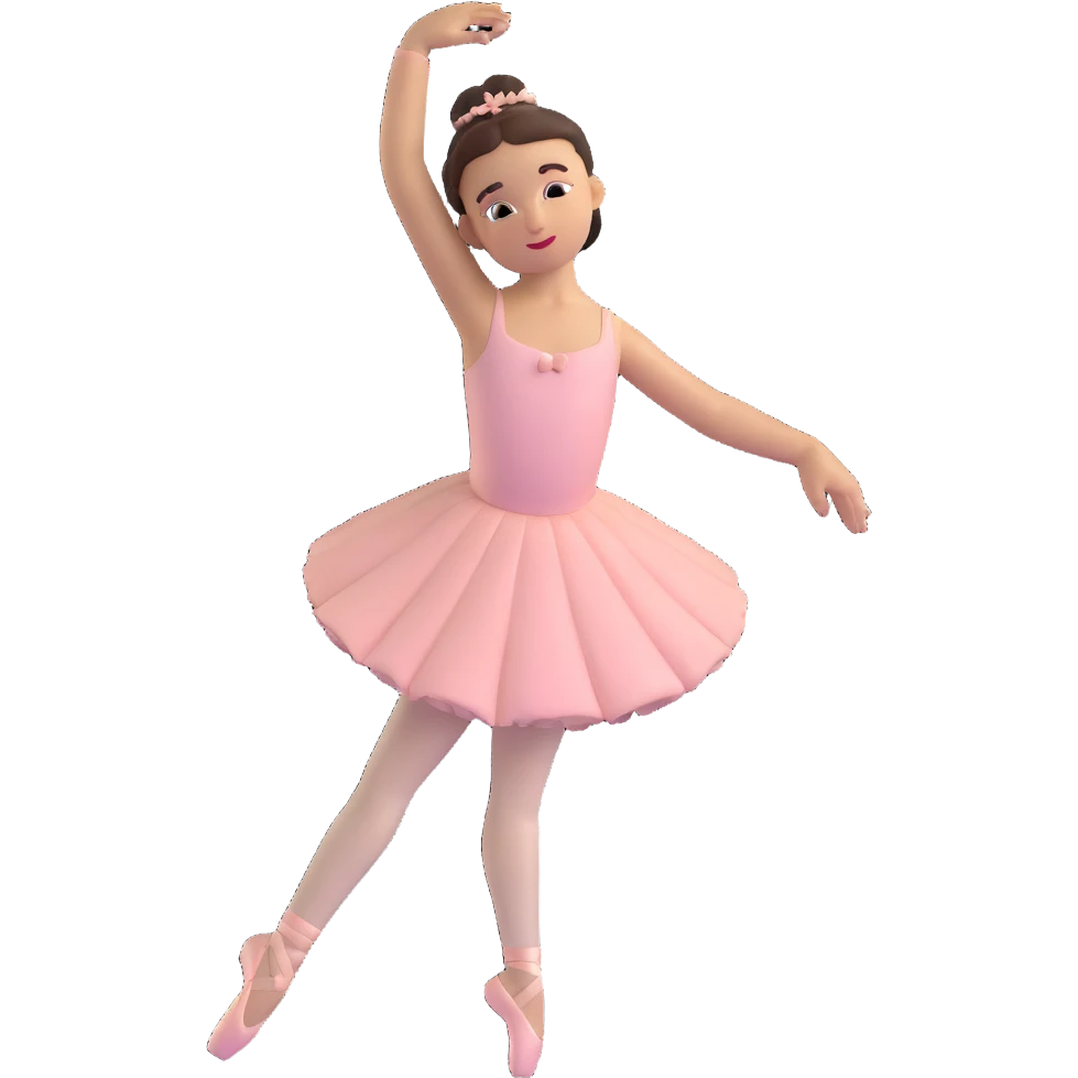 girl doing ballet emoji