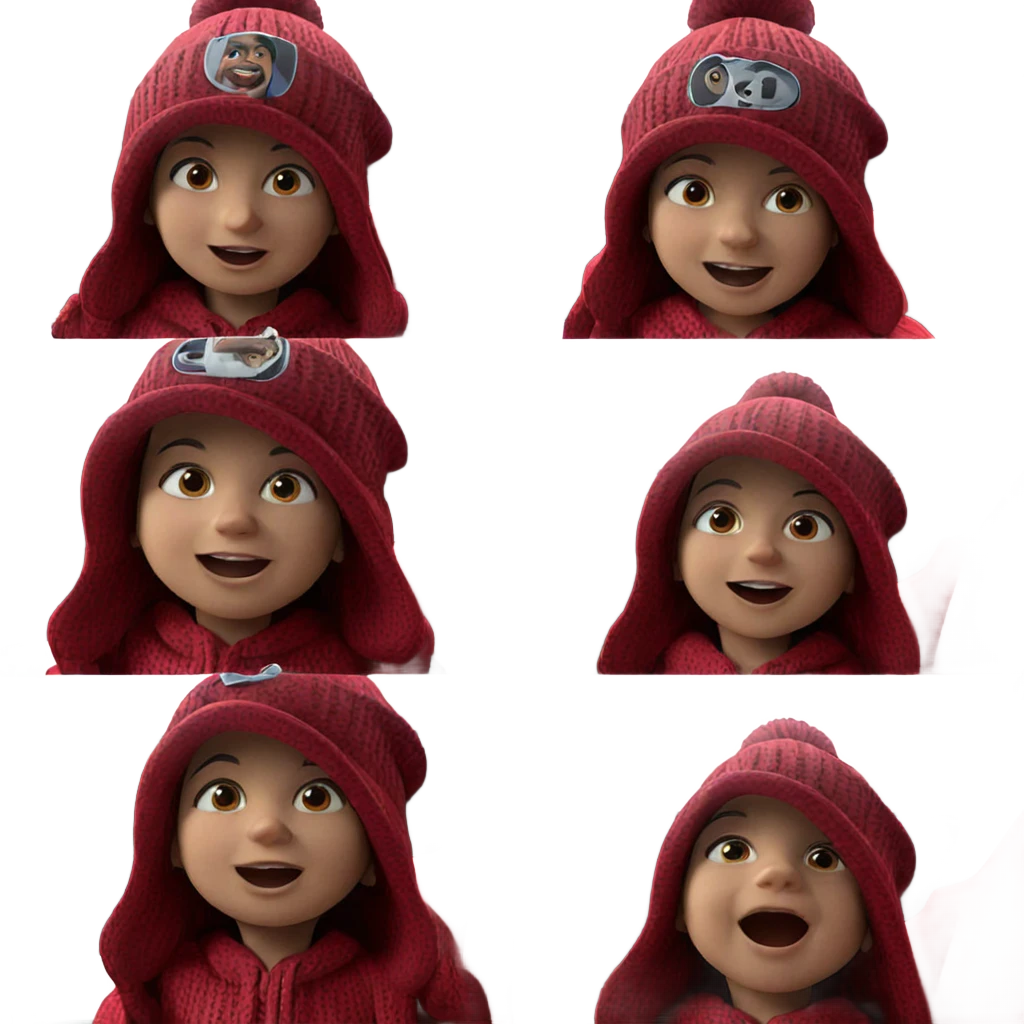 girl in hat realism emoji