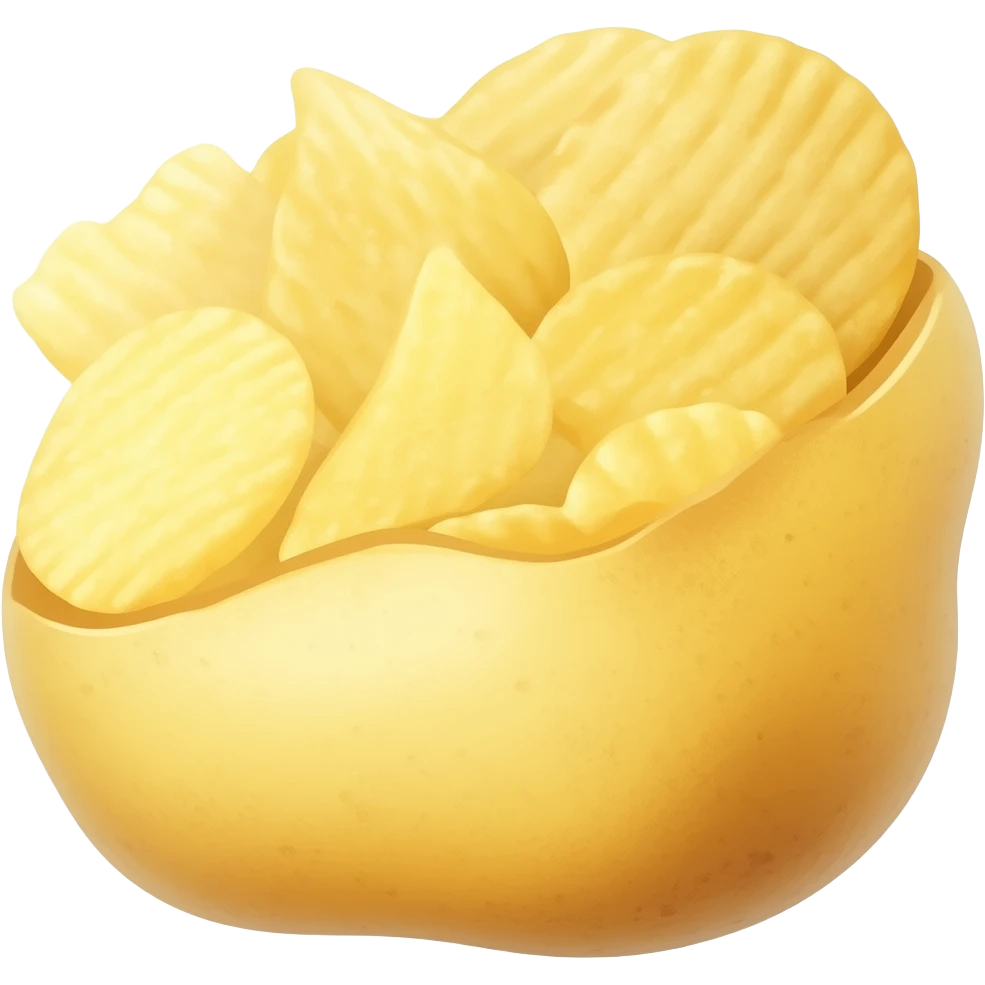 Potato chips emoji
