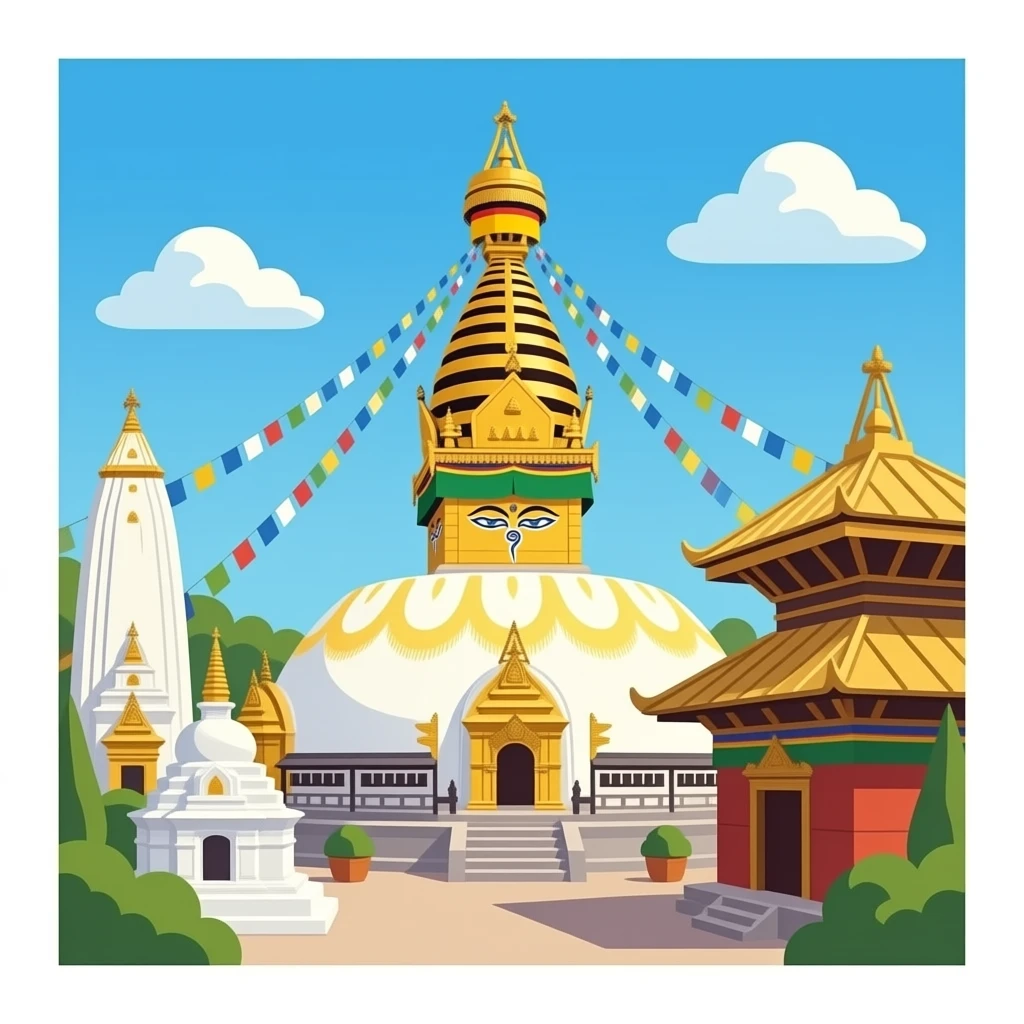 Swayambhunath emoji